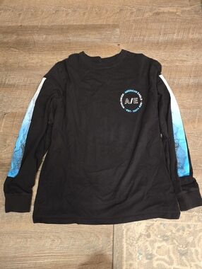 Men's American Eagle Outfitters Black Long Sleeve Tee